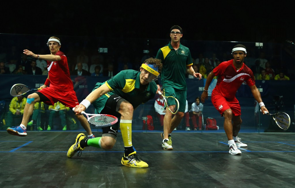 Doubles squash will take centre stage in Manchester in 2017 ©Getty Images