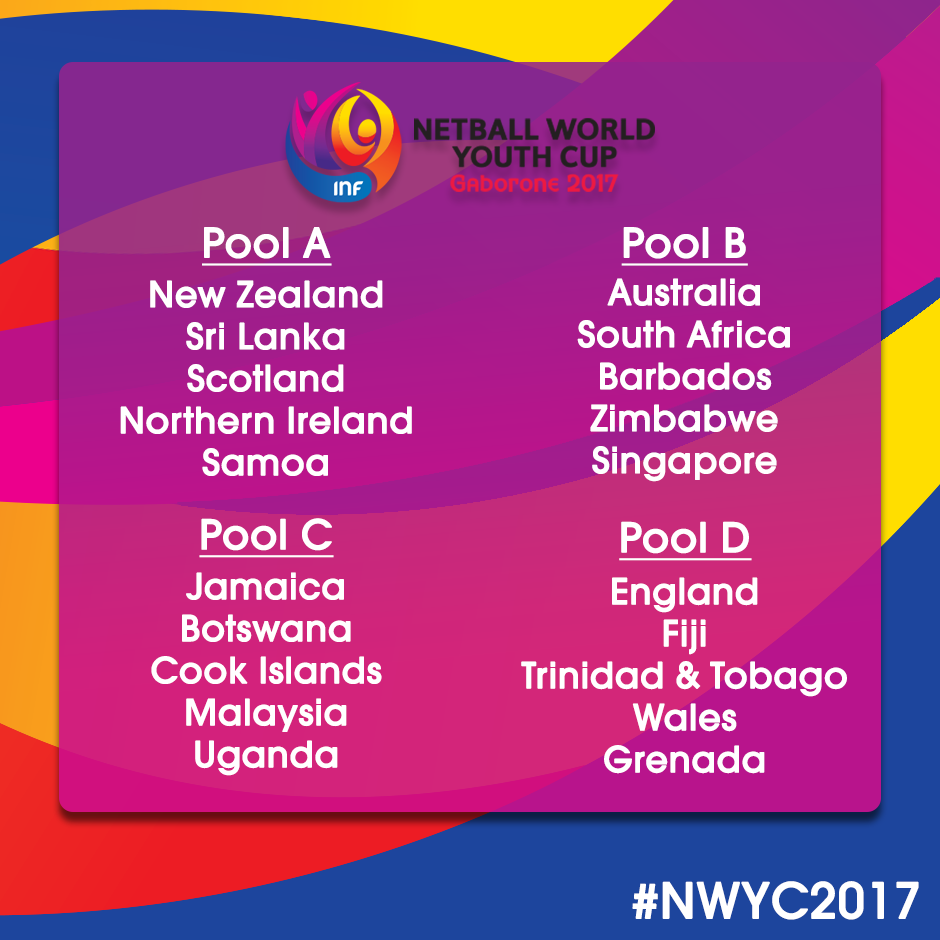 The draw for the 2017 Netball World Youth Cup has been completed ©INF