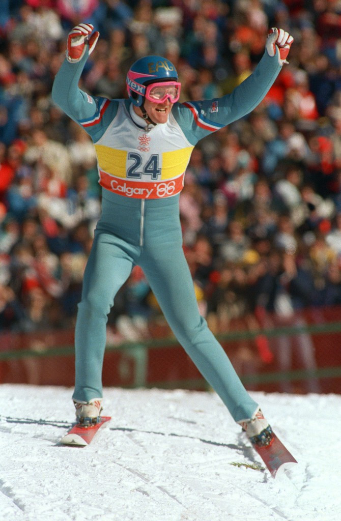 Ski jumping icon Eddie "The Eagle" Edwards is among four Winter Olympians to back the second edition of National Schools Snowsport Week in England  ©Getty Images