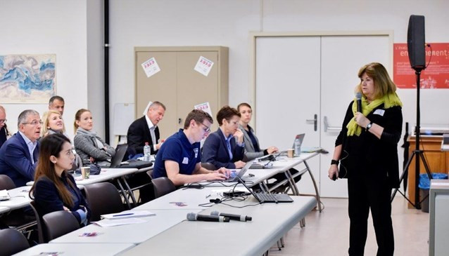 ANOC secretary general Gunilla Lindberg offered NOCs' feedback on the Lillehammer 2016 Winter Youth Olympic Games ©ANOC