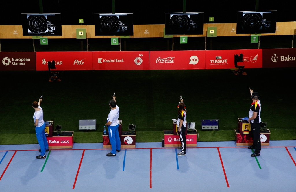 Germany won the final gold medal in shooting at the Baku Shooting Centre ©Getty Images