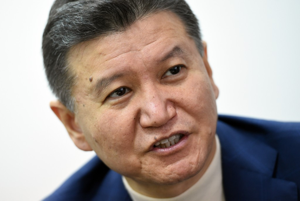 Kirsan Ilyumzhinov was added to the US Sanctions list last year over alleged links to Syria ©Getty Images
