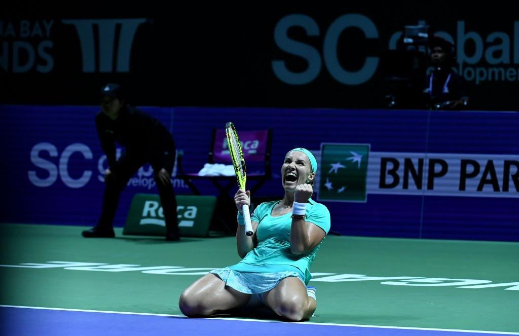 Russia’s Svetlana Kuznetsova booked her place in the semi-finals ©WTA