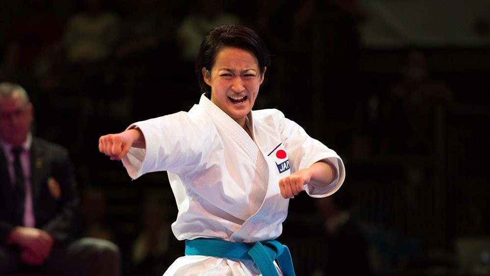Defending champion and Japanese star Kiyou Shimizu reached the women’s kata final ©WKF