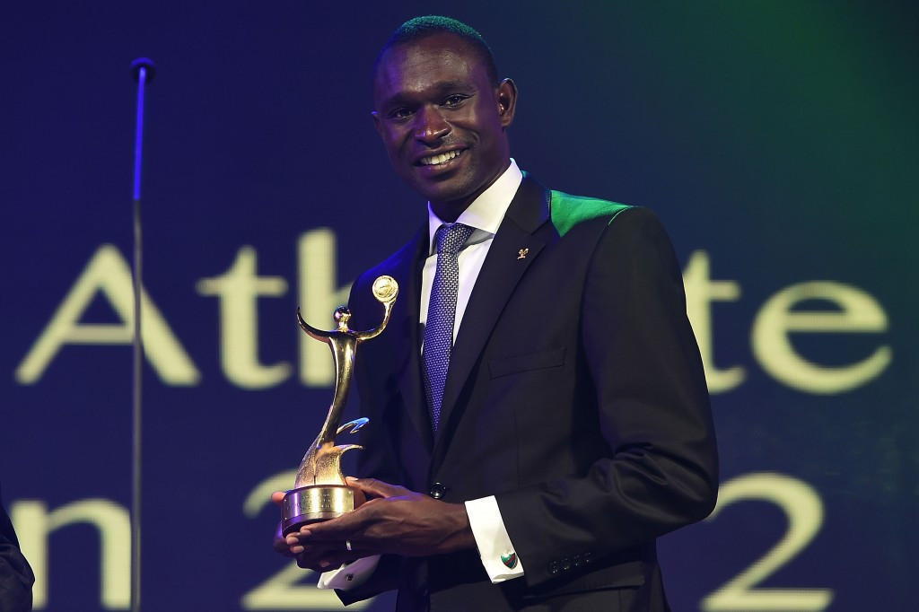 Kenyan 800m star David Rudisha is among former winners of the ANOC Gala Awards ©ANOC