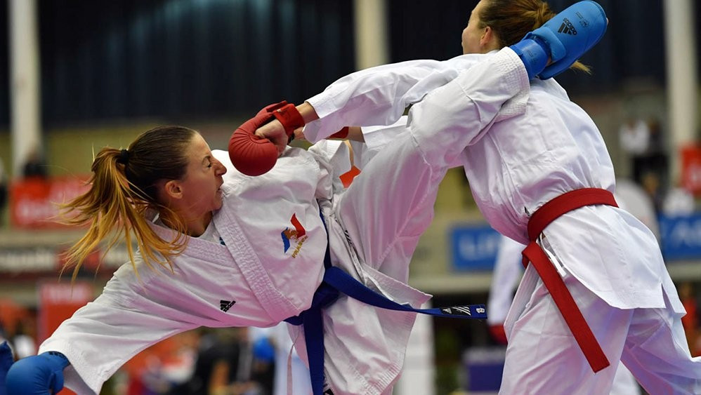 French women shine in kumite as action continues at Karate World Championships