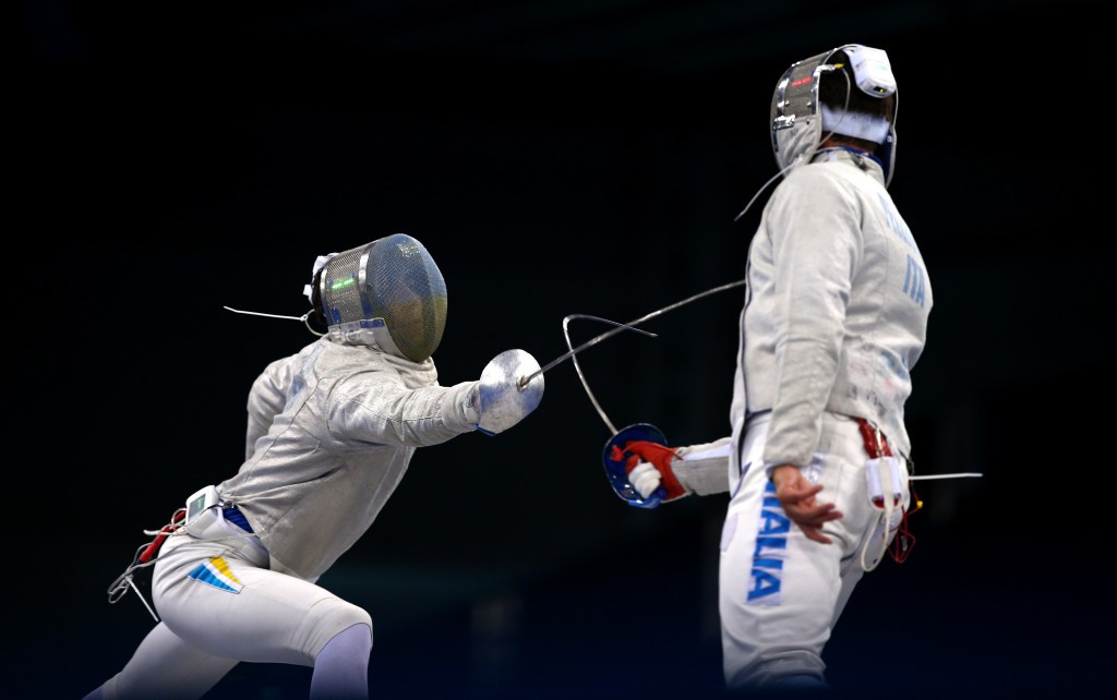 Two golds were awarded on the first day of fencing ©Getty Images