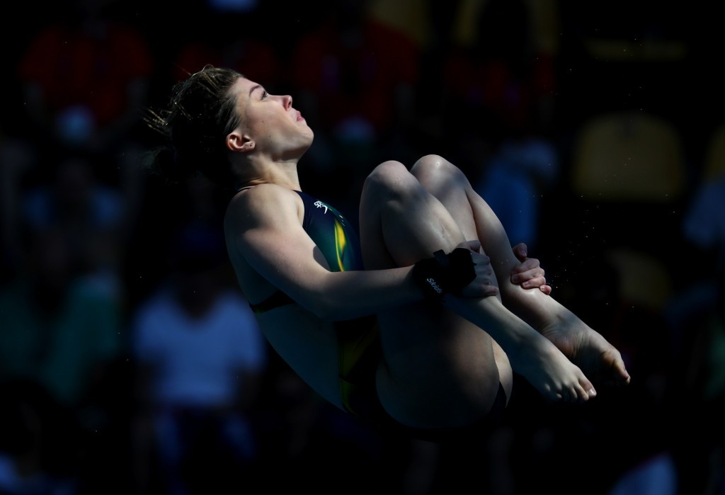 Australia's Brittany O’Brien advanced to the women's 10m platform final ©Getty Images