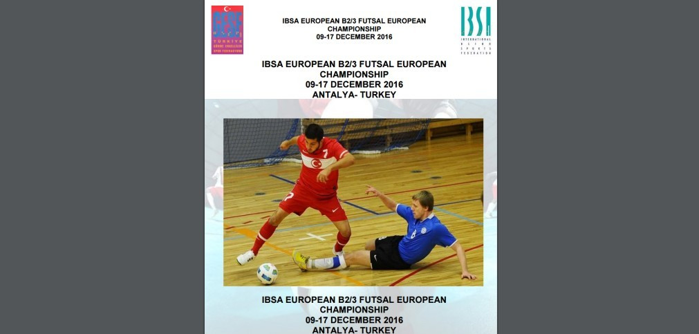 The IBSA have confirmed Turkey as hosts of the European Football Championships for partially sighted players ©IBSA
