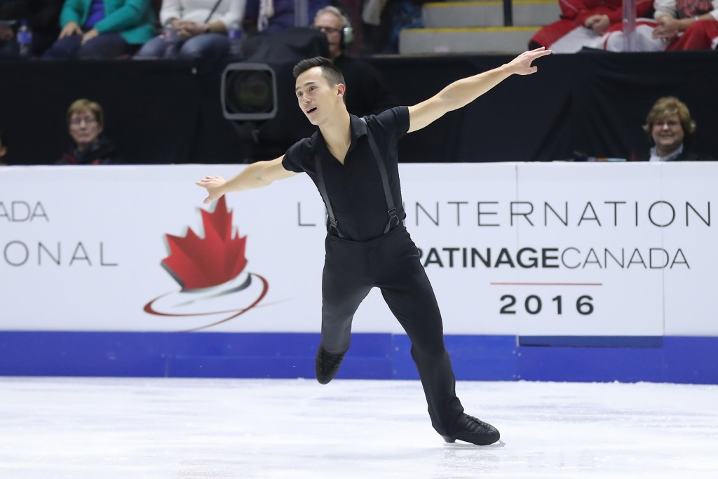 Patrick Chan won the short programme in front of a home crowd ©Getty Images