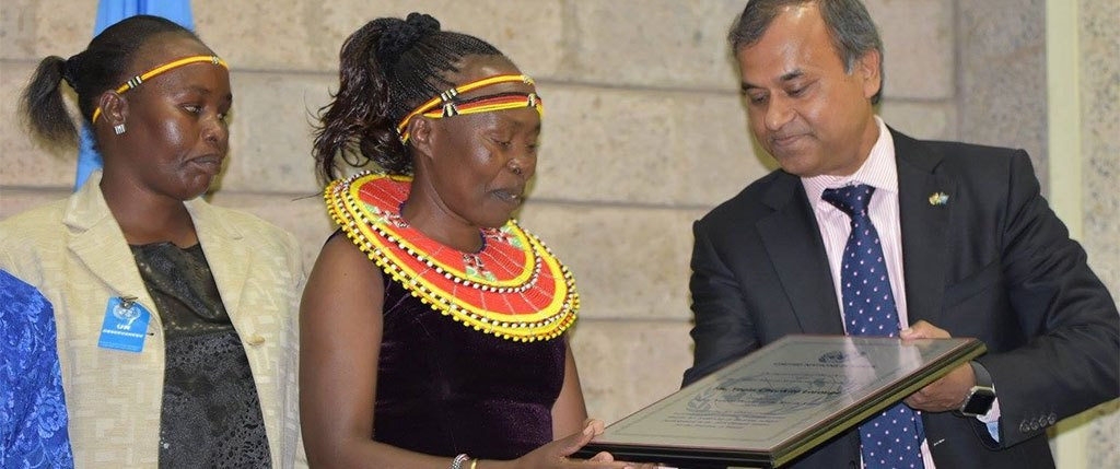 Tegla Loroupe has been named as the United Nations Person of the Year ©UN Information Centre Nairobi