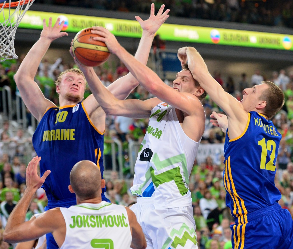 Ukraine have chosen to decline the chance to host the 2017 EuroBasket ©AFP/Getty Images