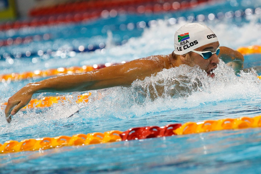 South Africa's Chad Le Clos won two butterfly finals in Hong Kong ©Getty Images