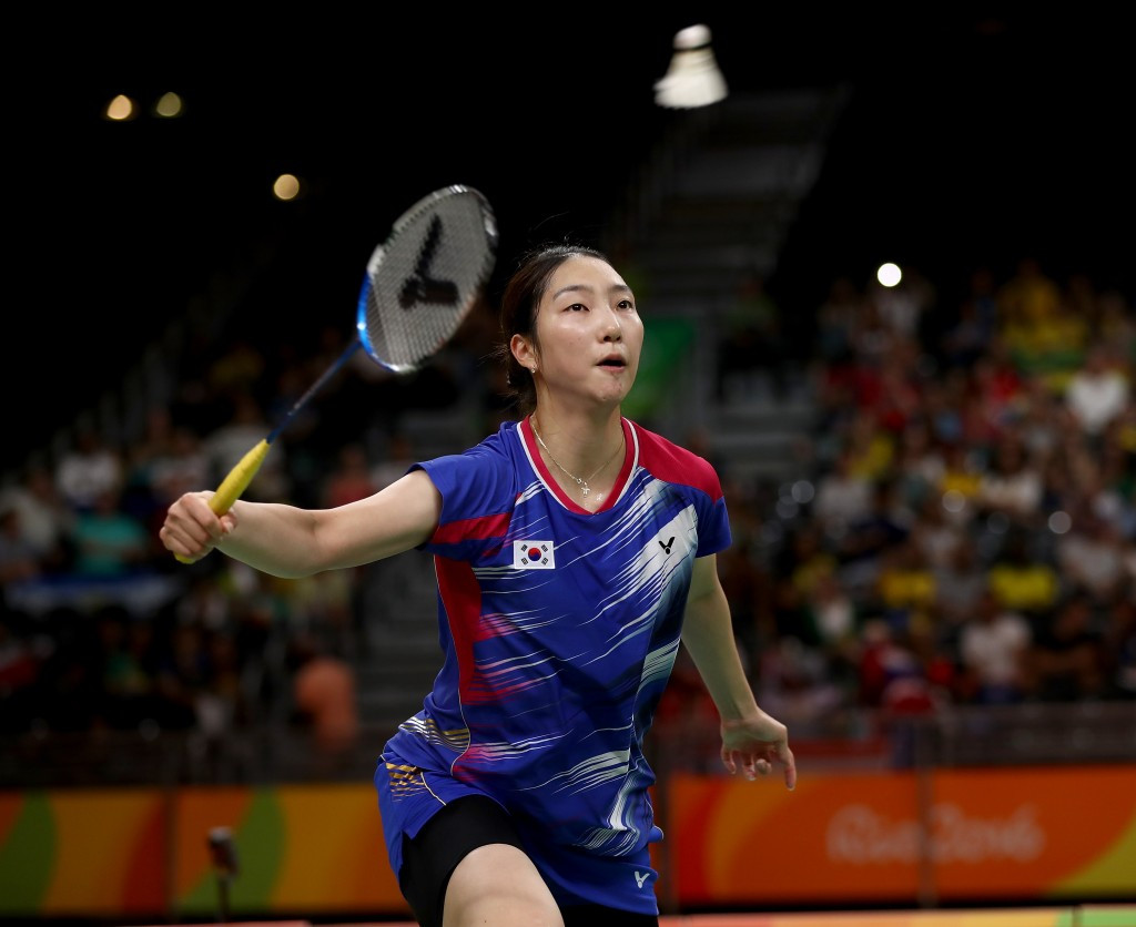 Fifth seed Sung Ji Hyun of South Korea was eliminated from the women's singles competition ©Getty Images