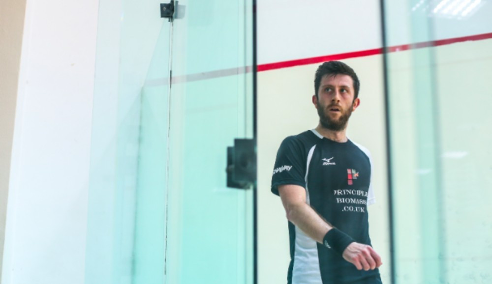 England’s Daryl Selby secured a straight games win in his first match of the tournament ©PSA
