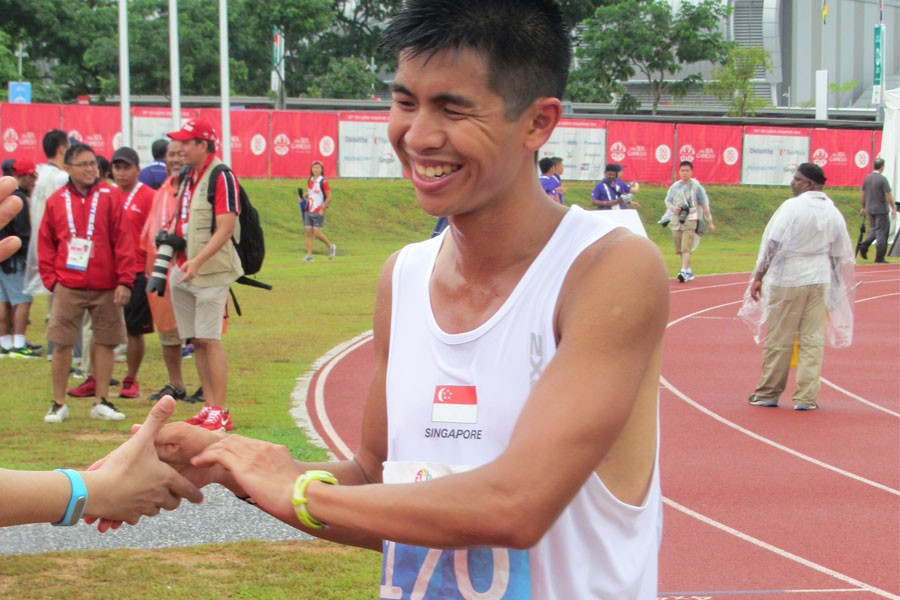 Singapore's Ashley Liew finished eighth in the 2015 South East Asian Games having allowed his rivals to catch him while he was leading after they mistakenly went the wrong way ©Ashley Liew