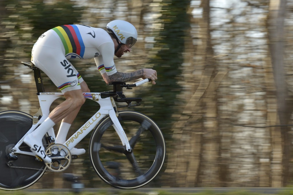 The rainbow stripes are synonymous with UCI world champions 