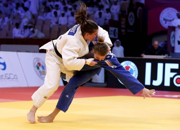 Dutchwoman Guusje Steenhuis picked up her fourth Grand Slam triumph with victory over Germany’s Anna Maria Wagner in the women's under 78kg division ©IJF