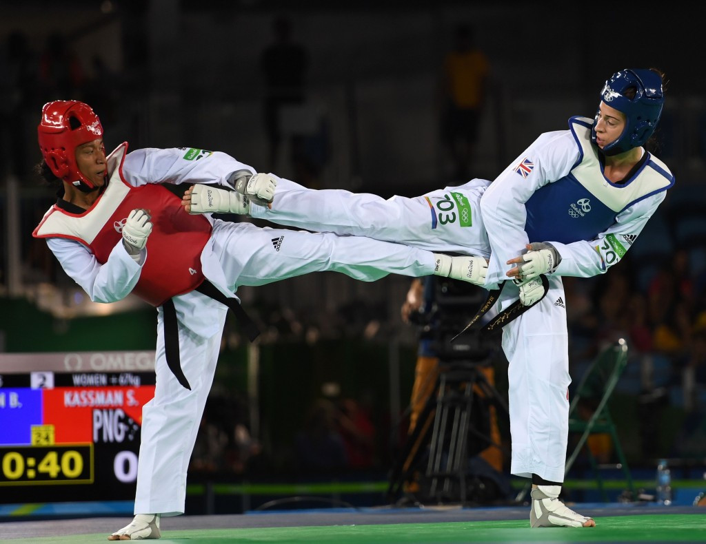Samantha Kassman represented Papua New Guinea in the taekwondo event at the Rio 2016 Olympic Games ©Getty Images