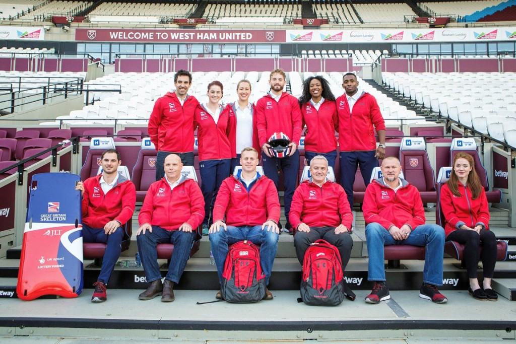 British Bobsleigh and Skeleton Association revealed their 2016-2017 performance squad at a special event held at the Olympic Stadium on the Queen Elizabeth Olympic Park in London ©BBSA