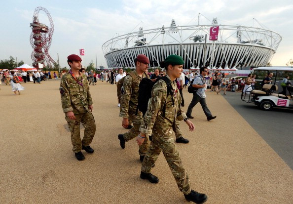Security personnel at London 2012 numbered around 40,000, so considerably less than the 60,000 envisaged in Rio ©Getty Images