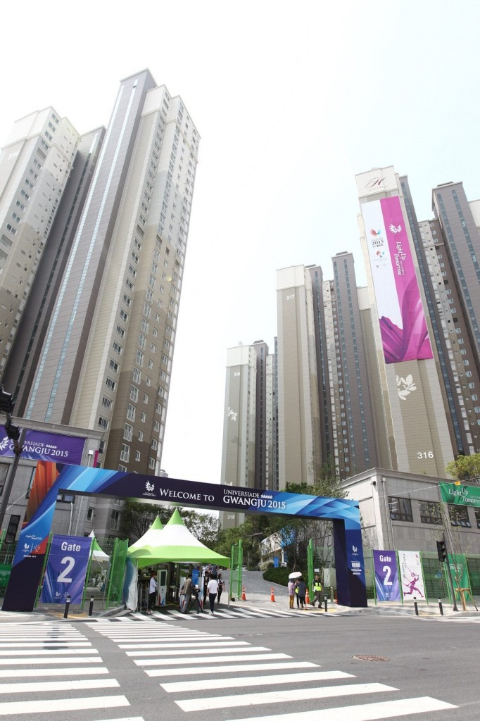 Gwangju 2015 host media day in Athletes' Village prior to official opening