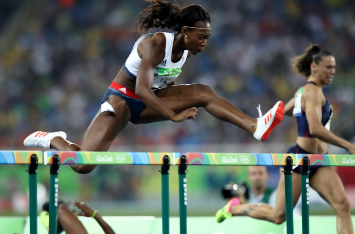 Cindy Ofili, fourth in the women's 100m hurdles final at Rio 2016, is the only new addition to next year's top level National Lottery funding announced by British Athletics ©Getty Images 