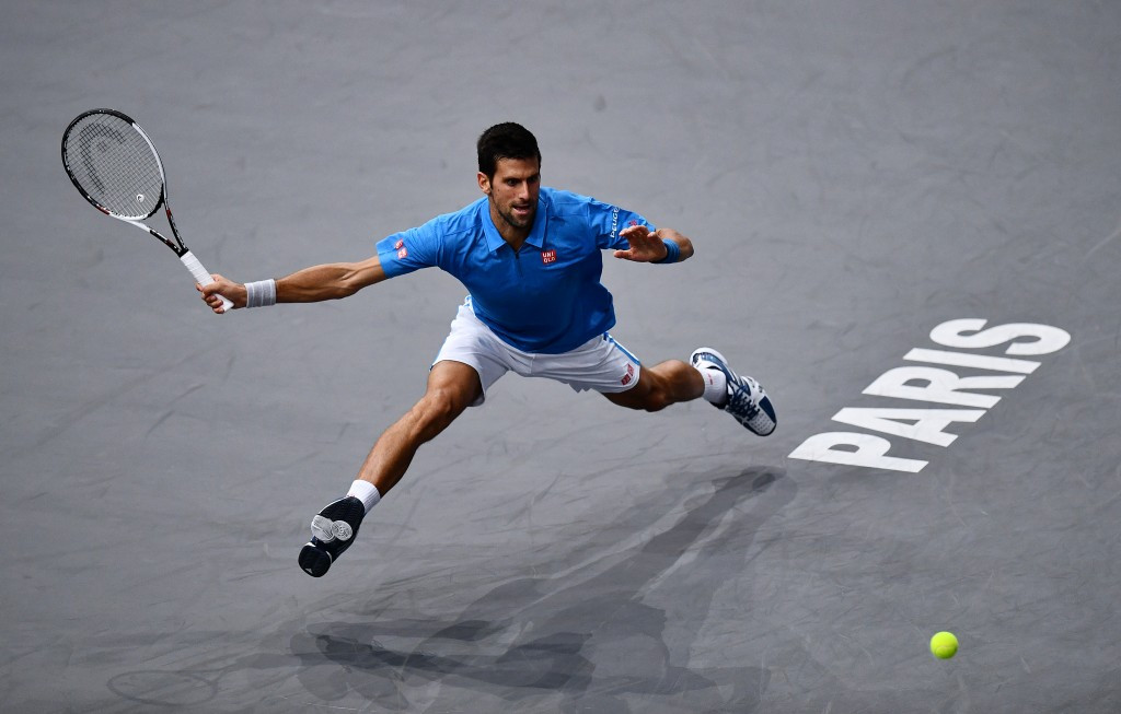 Djokovic begins campaign to remain world number one with straight sets Paris Masters win