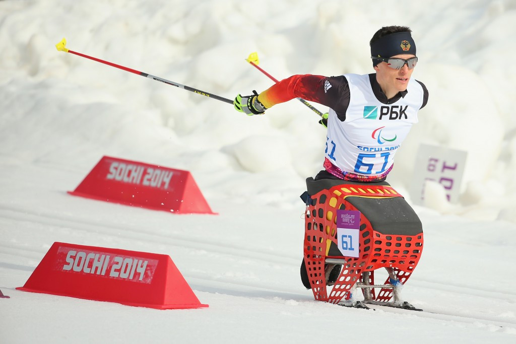Martin Fleig is a strong home medal hope in the men's sitting at the 2017 World Para-Nordic Skiing Championships in Finsterau in Germany ©Getty Images