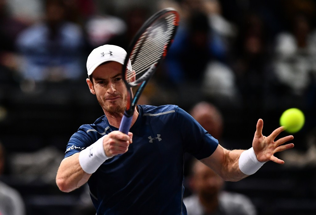 Andy Murray cruised past Lucas Pouille to reach the quarter-finals ©Getty Images