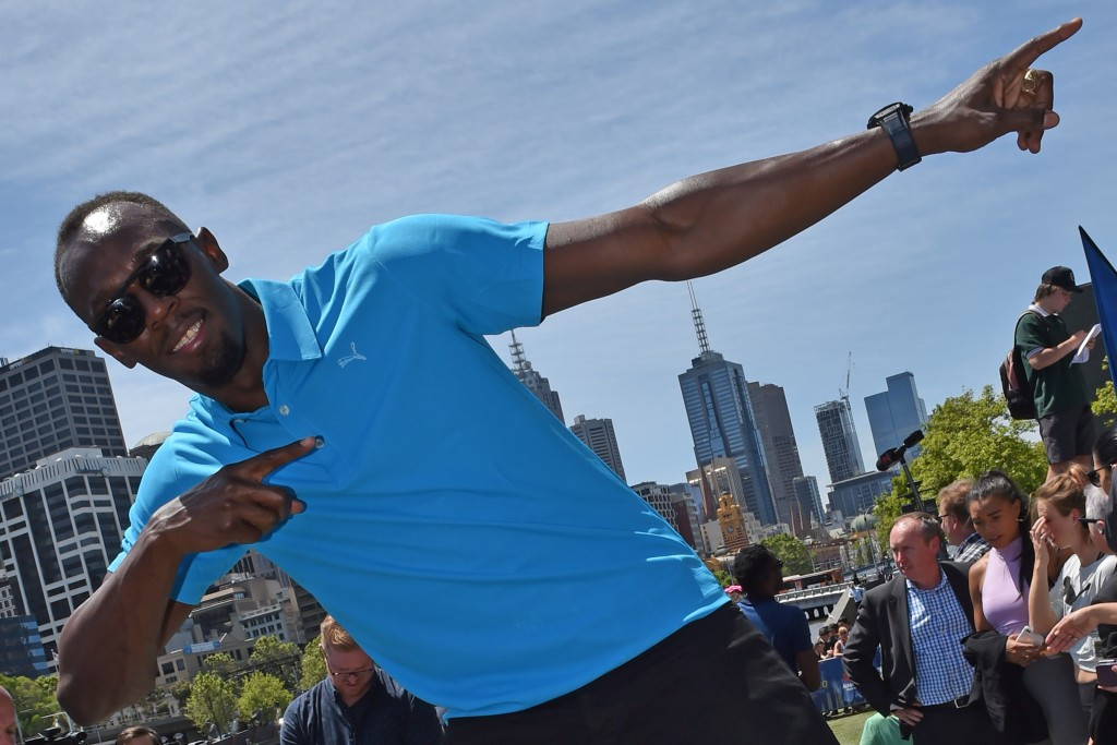 Usain Bolt helped launch the event in Melbourne ©Getty Images