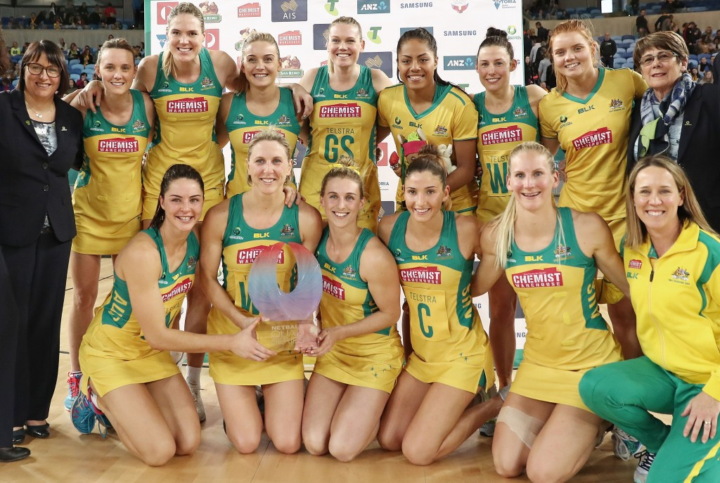 The Australian Diamonds will go in search of a second consecutive title against England, New Zealand and South Africa ©Getty Images