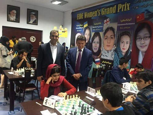 FIDE President Kirsan Ilyumzhinov took part in the opening of the Children's Championship and the Tournament of the Towns ©FIDE