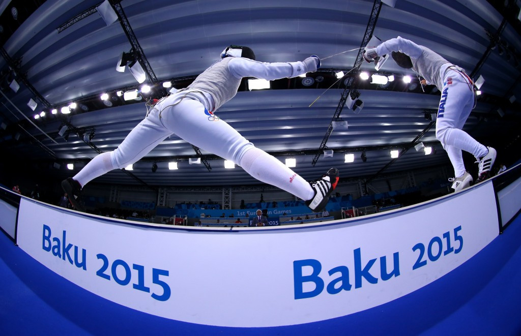 Italy and Russia earned a gold apiece in the fencing ©Getty Images