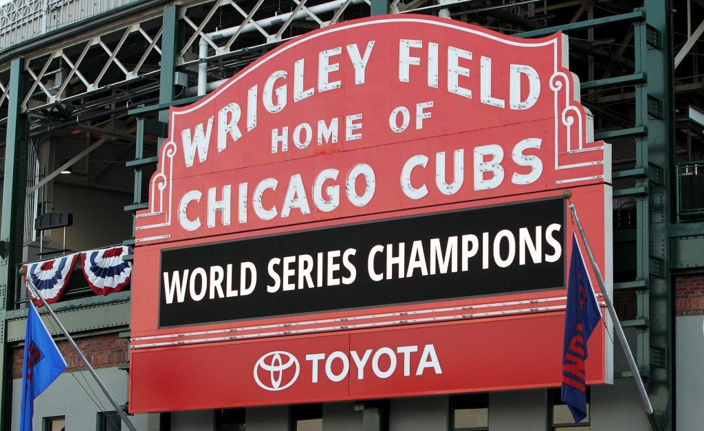 The Chicago Cubs ended one of sport's most notorious droughts by winning the World Series ©Getty Images