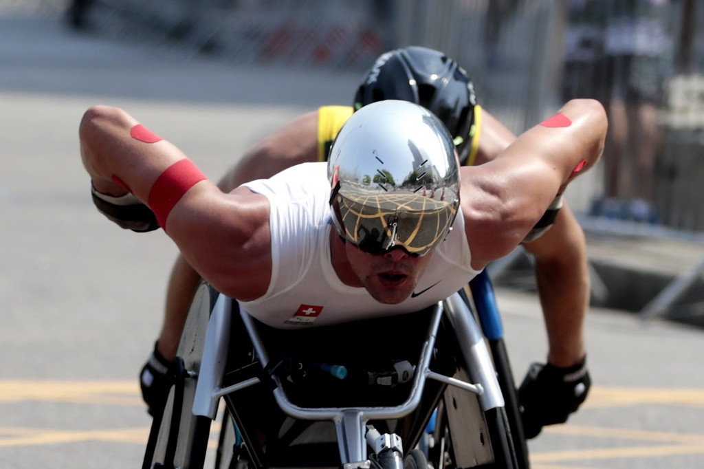  Marcel Hug of Switzerland is one of the nominees for the IPC Best Athlete of October award ©Getty Images