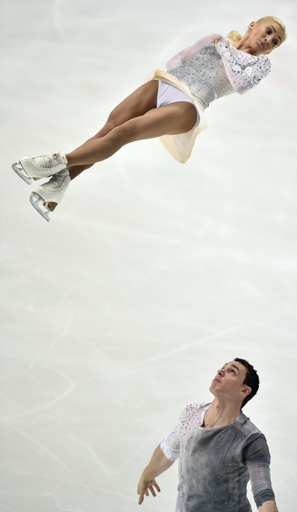 Germany's Aliona Savchenko and Bruno Massot won the pairs competition ©Getty Images