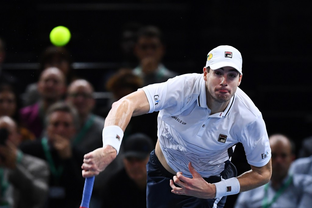 John Isner will contest the Paris Masters final tomorrow ©Getty Images