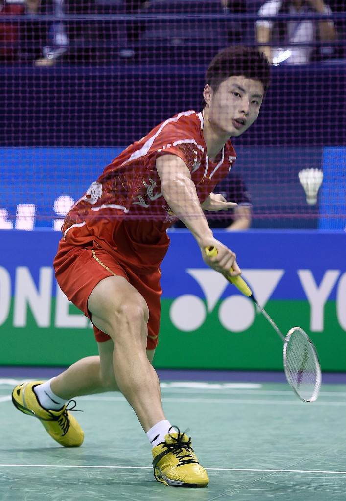 China's Shi Yuqi progressed to the men's singles final ©Getty Images