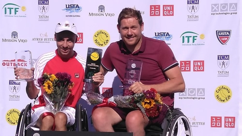 British duo end Taylor and Wagner’s hopes of 10th UNIQLO Wheelchair Doubles Masters quad title