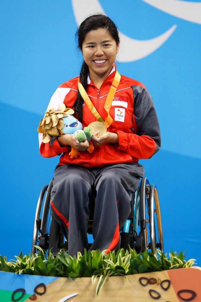 Swimmer Yip Pin Xiu claimed two of the three Paralympic medals Singapore won at Rio 2016 ©Getty Images