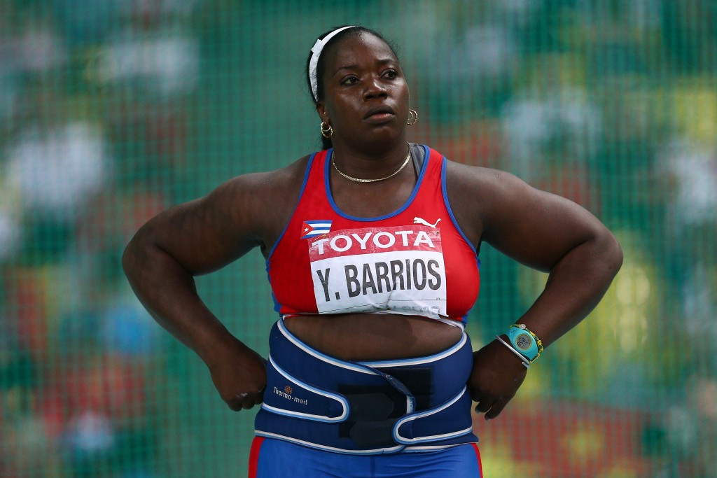 It has been reported that Yarelys Barrios is unable to return her medal because she had sold it on eBay ©Getty Images