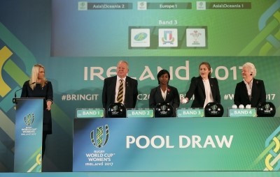 Hosts Ireland will play Six Nations rivals France and Australia after the draw for next year's Women's Rugby World Cup was made today ©World Rugby 