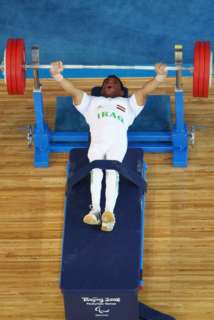 Rasool Mohsin was one Iraqi powerlifter to win a Paralympic medal under Antranik Nahabeet's tutelage ©Getty Images