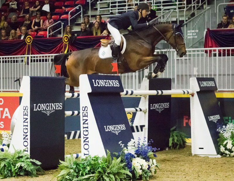 McClain Ward was the only rider to go double clear as he won in Toronto ©FEI 