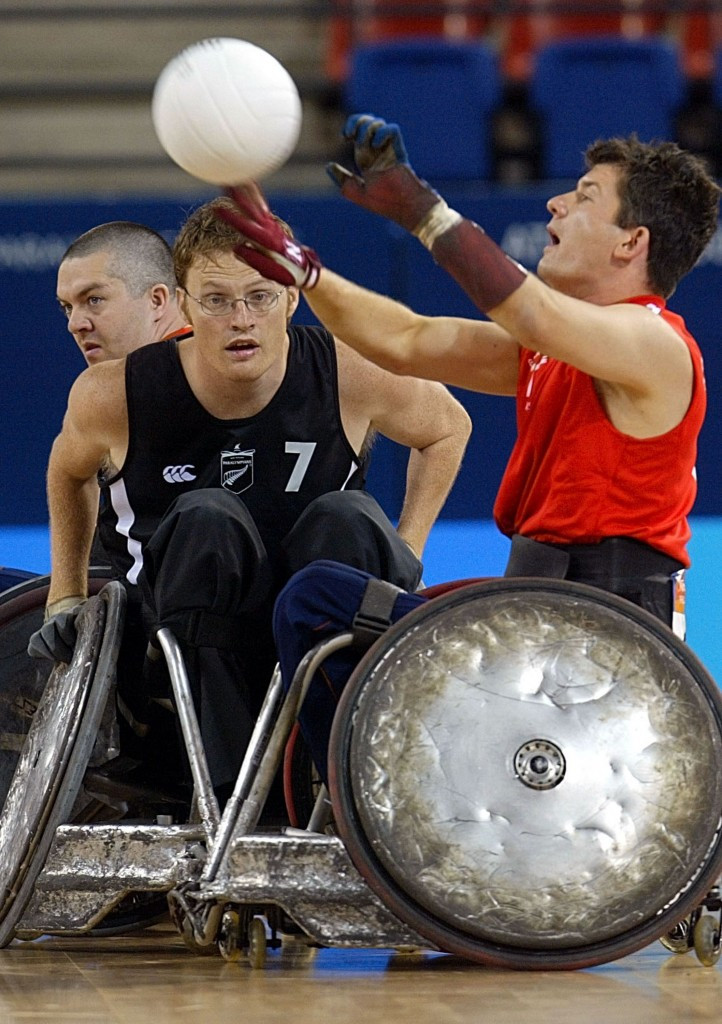 Britain's Alan Ash, right, played in five Paralympic Games ©Getty Images