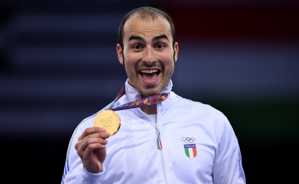 Italy's Alessio Foconi came from behind to win the men's foil gold