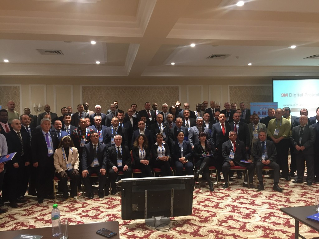 A key topic at the International Sambo Federation Congress was a number of statutory changes made in a bid to further boost the sport's chances of gaining recognition from the International Olympic Committee ©ITG