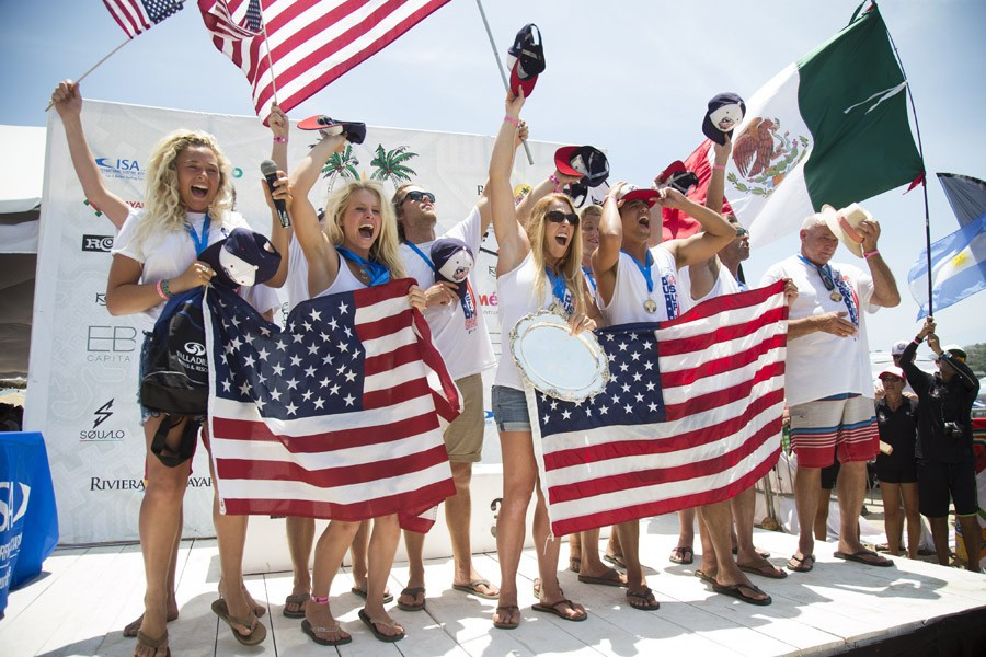 The United States are the reigning ISA World StandUp Paddle and Paddleboard Champions ©ISA