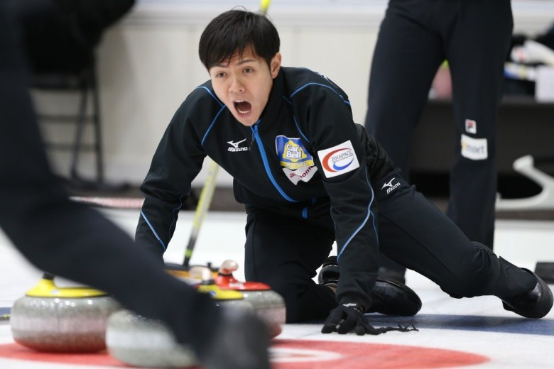  Japan's skip Yusuke Morozumi guided his country to the final ©WCF